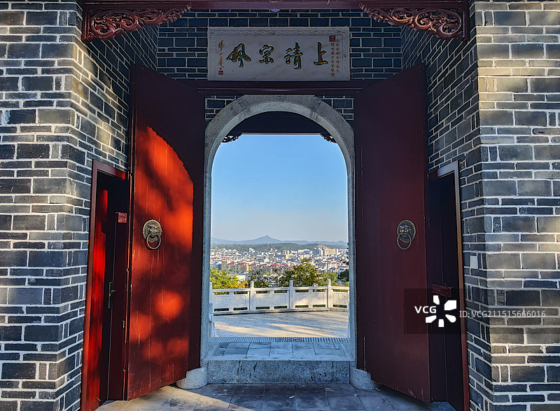 湖南衡阳市南岳衡山，黄庭观图片素材