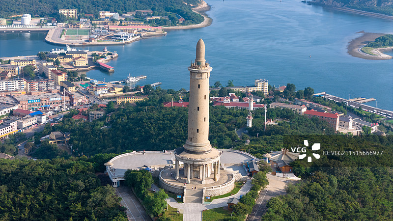 大连白玉山景区图片素材