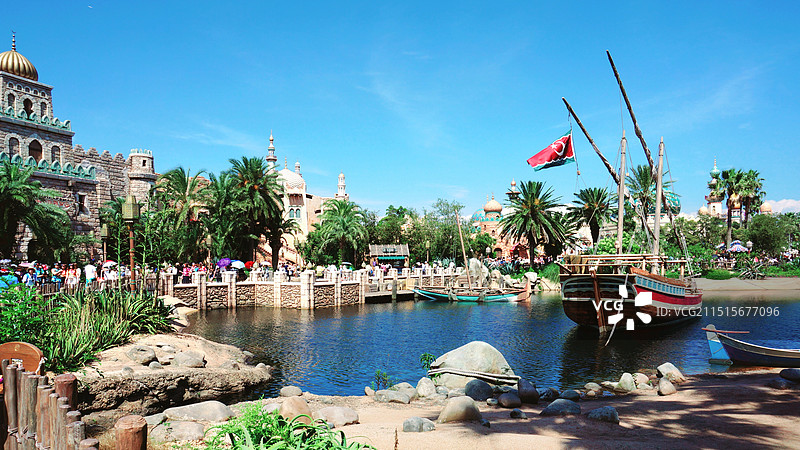 日本东京（千叶县），东京迪士尼海洋乐园图片素材