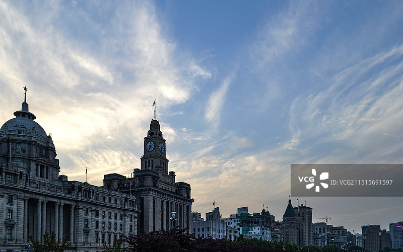 上海外滩古建筑图片素材