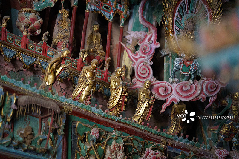 临汾隰县小西天景区图片素材