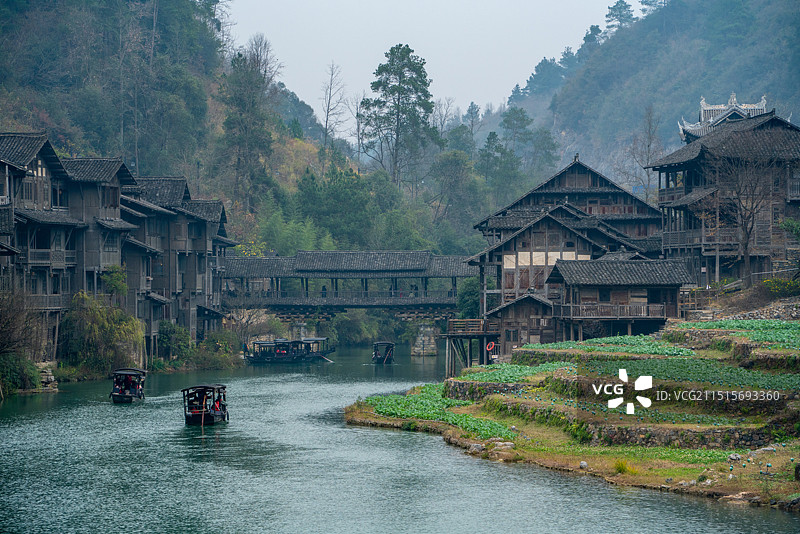 贵州遵义乌江寨图片素材