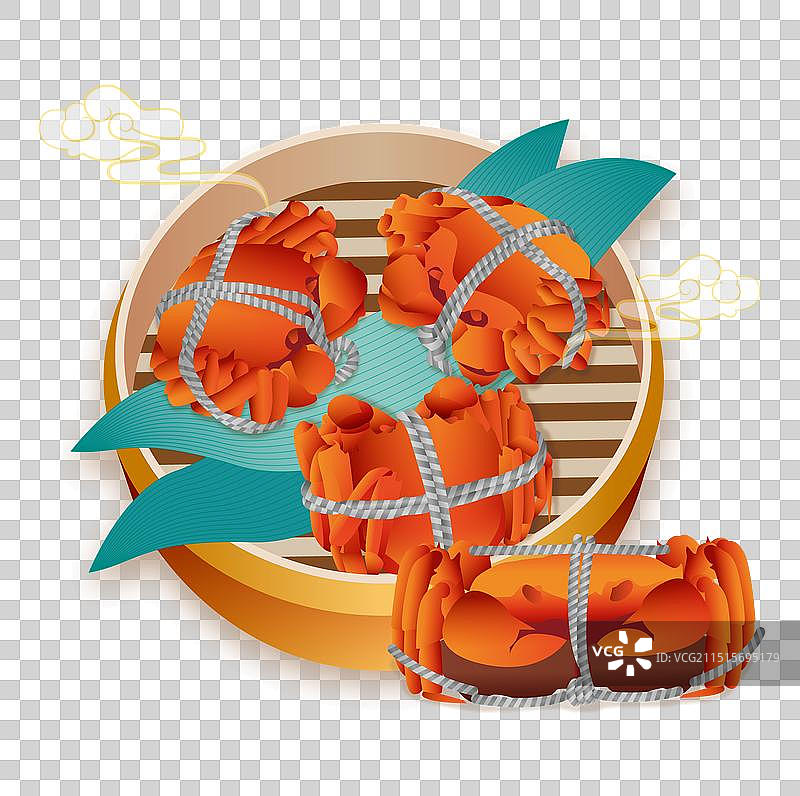 清蒸大闸蟹图片素材