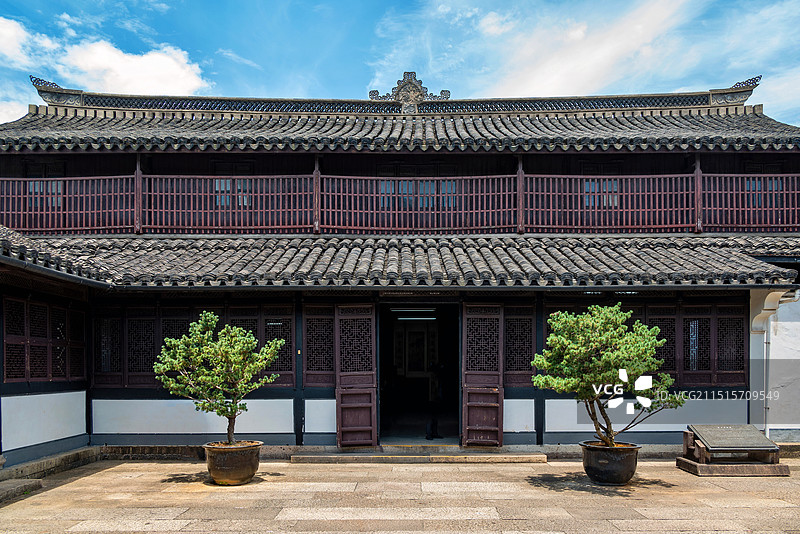 浙江绍兴蔡元培故居建筑图片素材