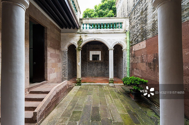 佛山市顺德碧江金楼清末中西合璧建筑图片素材