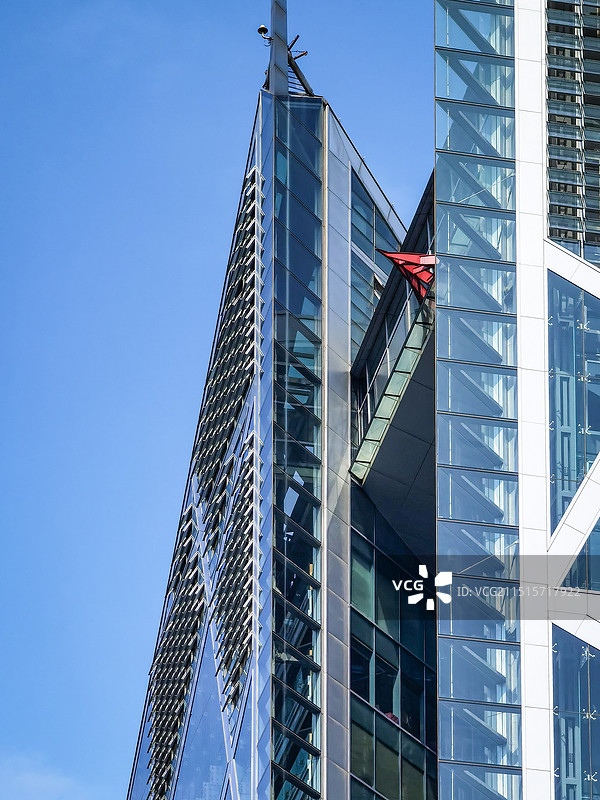 高技派建筑北京侨福芳草地图片素材