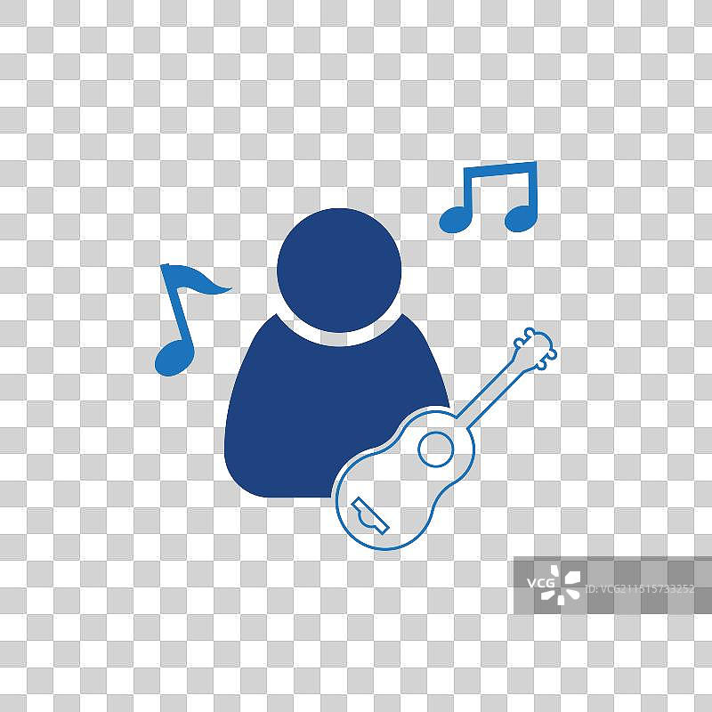 吉他Logo图标图片素材