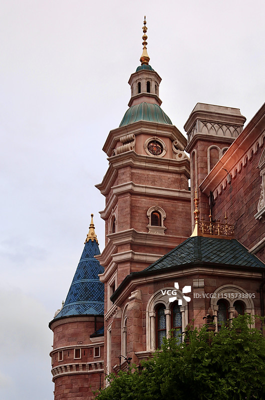 迪士尼主题乐园城堡图片素材