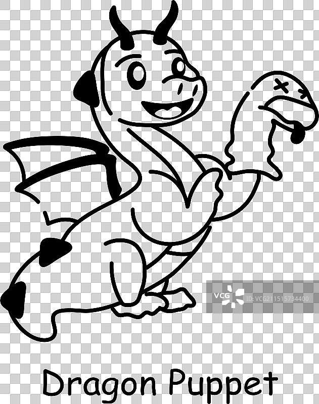 龙玩偶图片素材