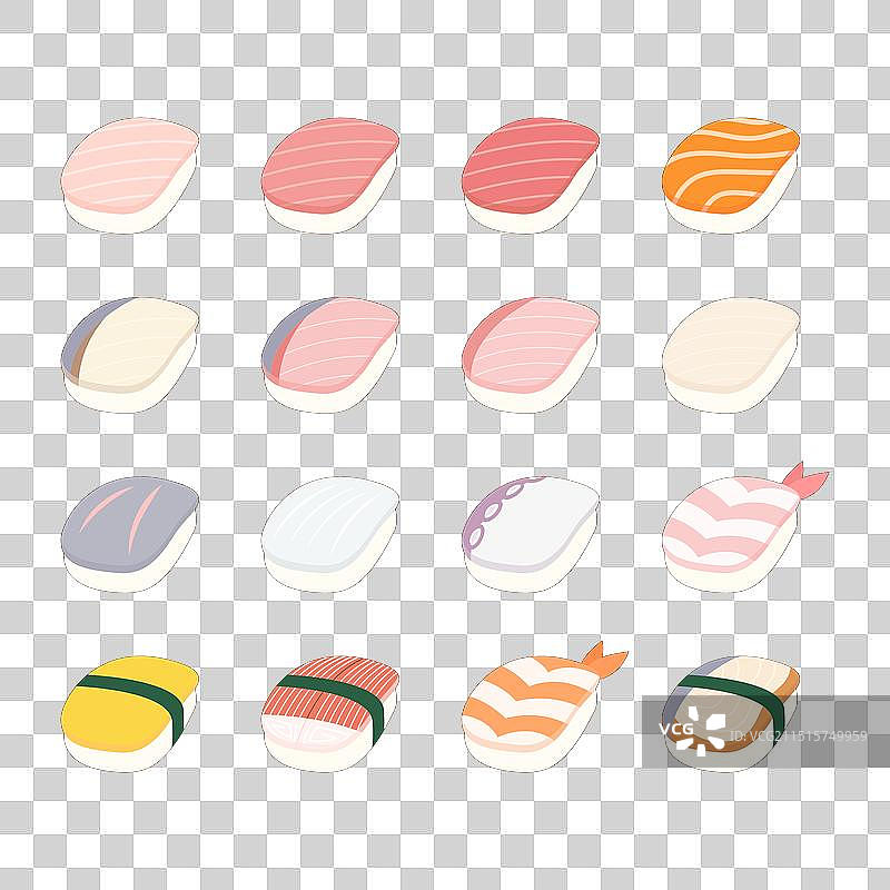寿司菜单套餐1图片素材