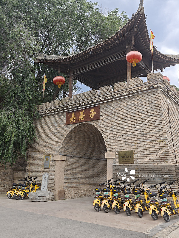 吴忠隆德县老巷子民俗文化村图片素材