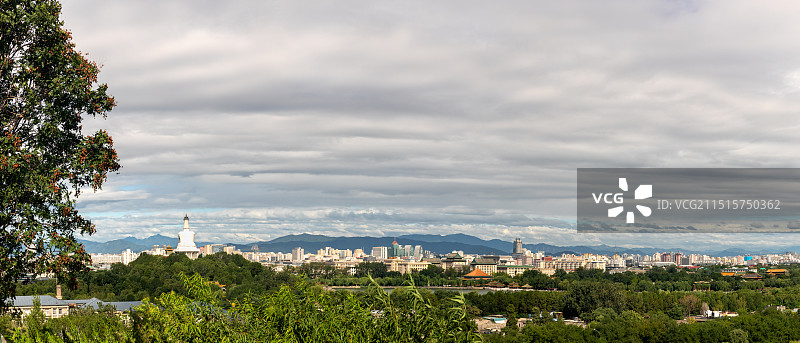 北京北海白塔图片素材