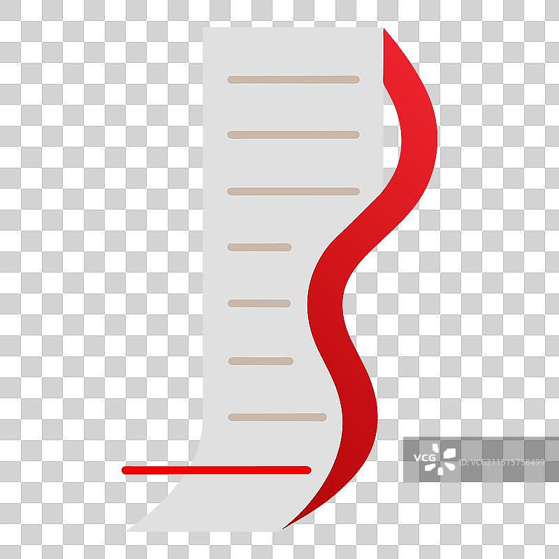 白色背景上的清单文档图片素材