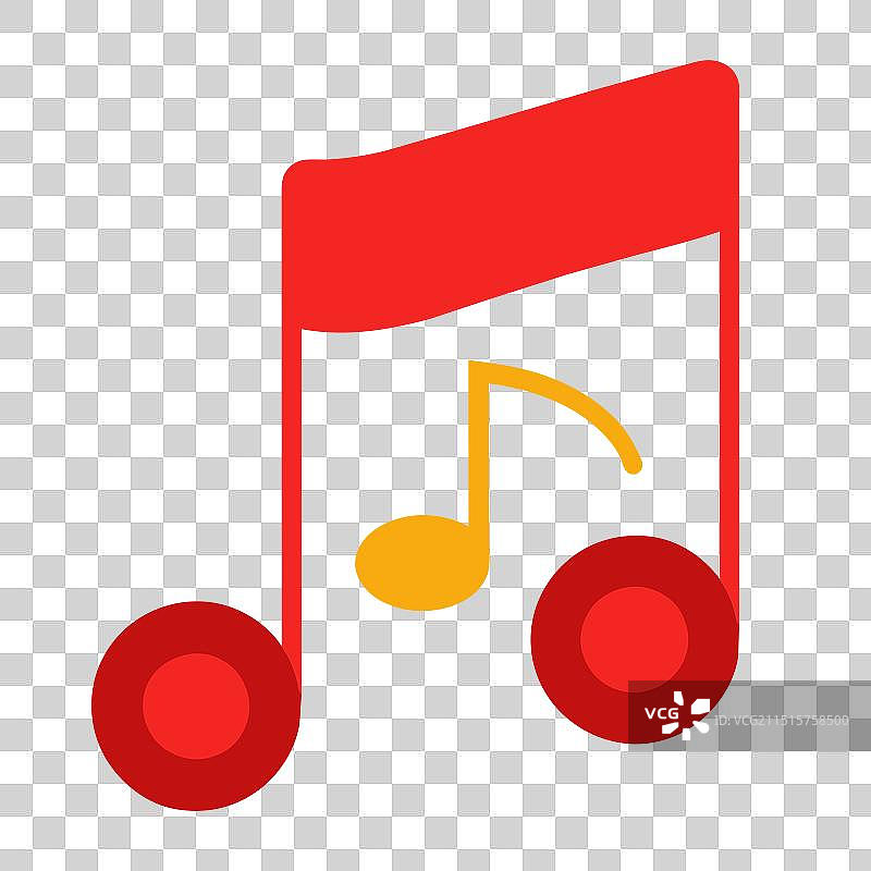 白色背景上的音乐图标图片素材