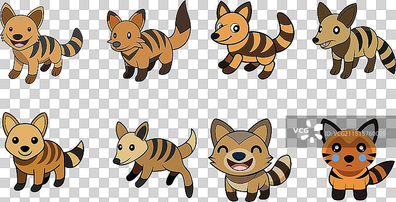 土狼设计动物设计图片素材