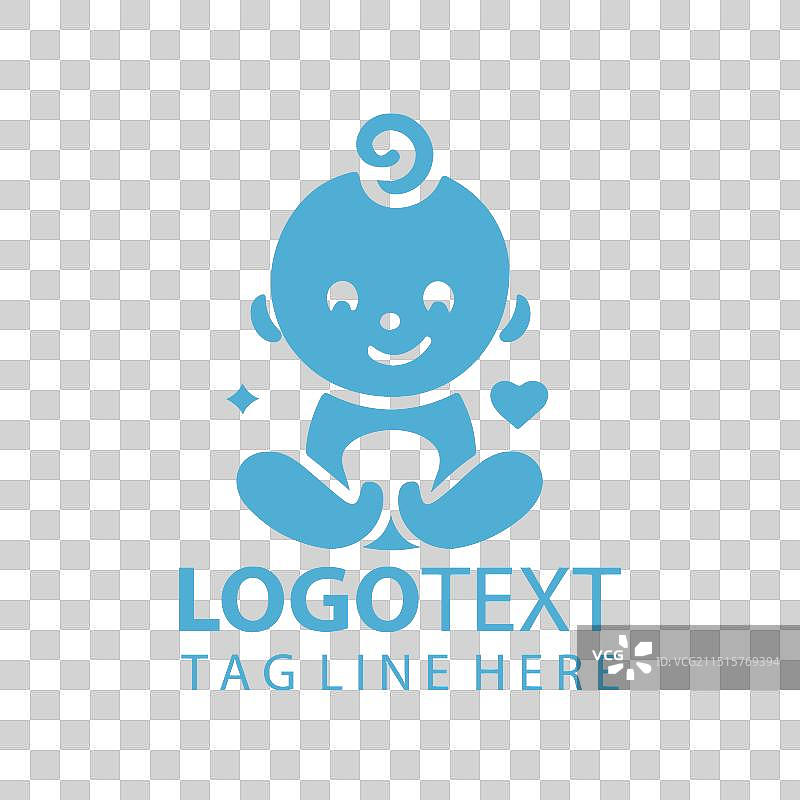 可爱宝宝Logo图片素材