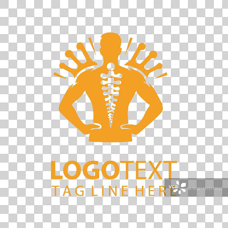 脊椎按摩师Logo图片素材