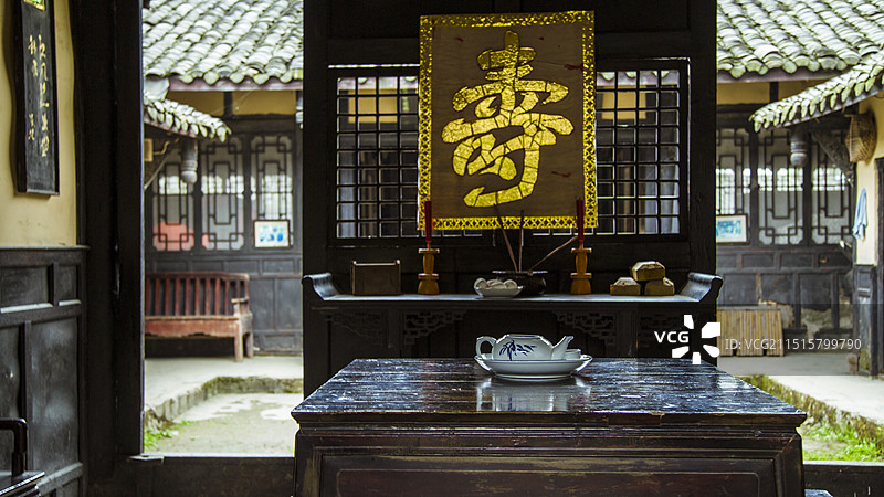 绵阳北川龙隐镇影视基地图片素材