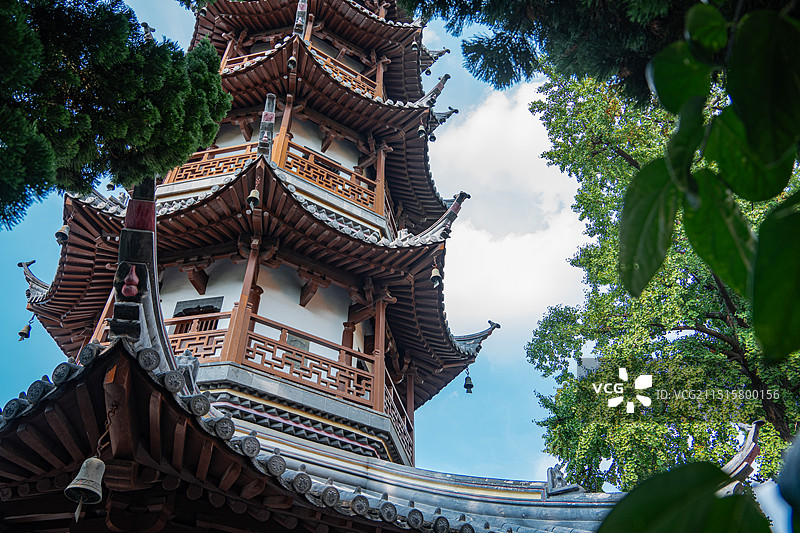 寺庙建筑光孝塔图片素材