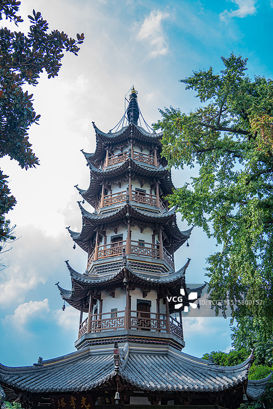 寺庙建筑光孝塔图片素材