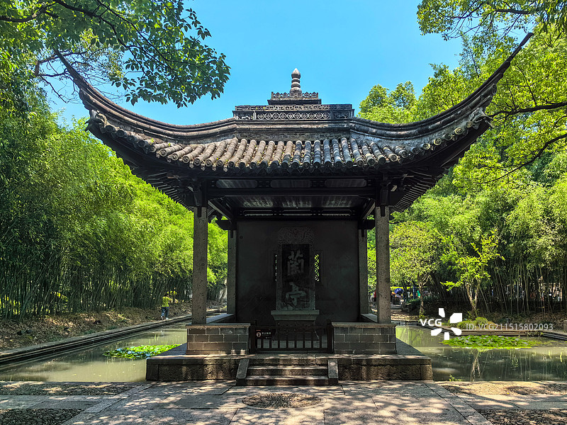 绍兴兰亭景区图片素材