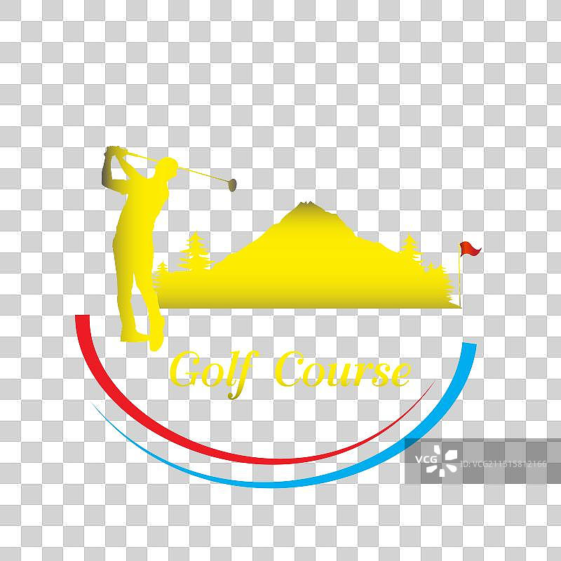 高尔夫运动设计图片素材