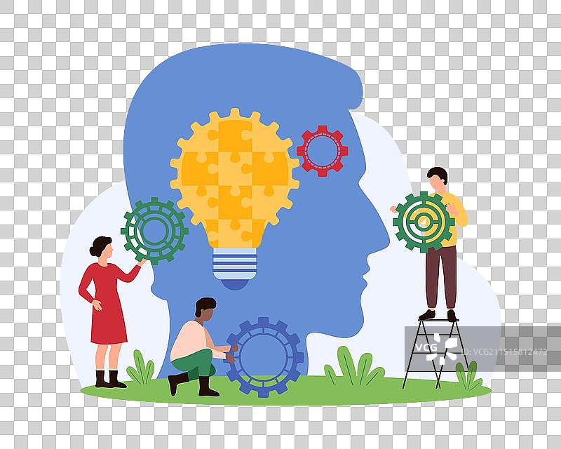 创新商业解决方案头脑风暴进展图片素材