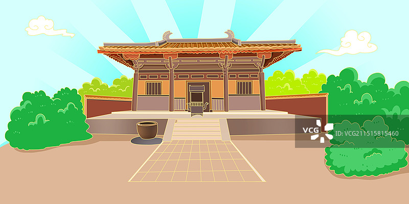 佛光寺图片素材