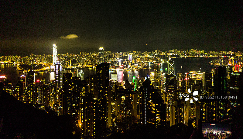 维港夜色图片素材