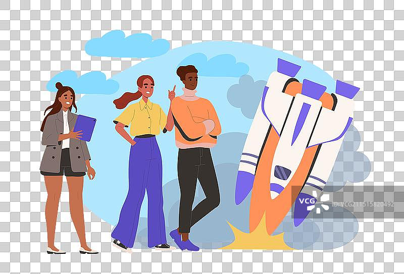 创业初期男女遇到的问题图片素材