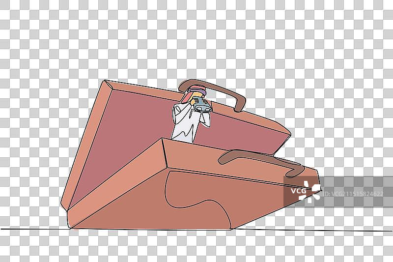 单线连续绘制阿拉伯图片素材