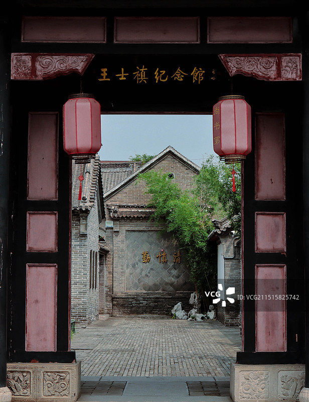 淄博王渔洋故里景区图片素材