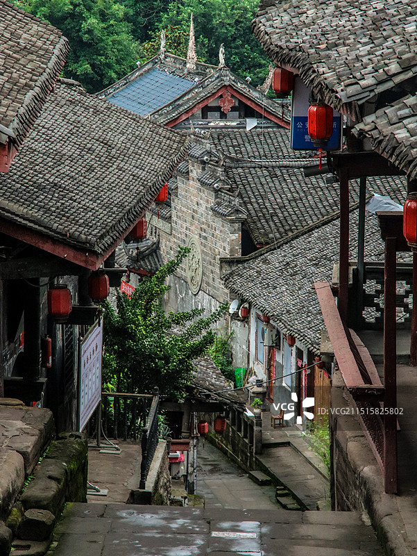 南充嘉陵第一桑梓风景区图片素材