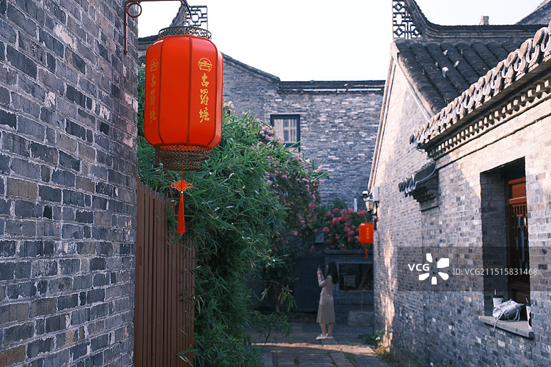 泰州姜堰市古罗塘旅游文化景区图片素材
