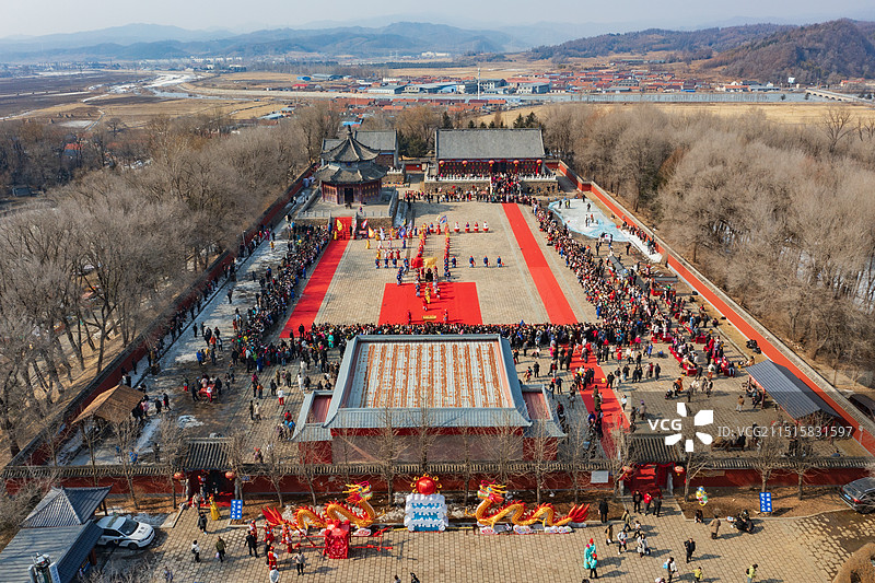 抚顺赫图阿拉城旅游景区图片素材