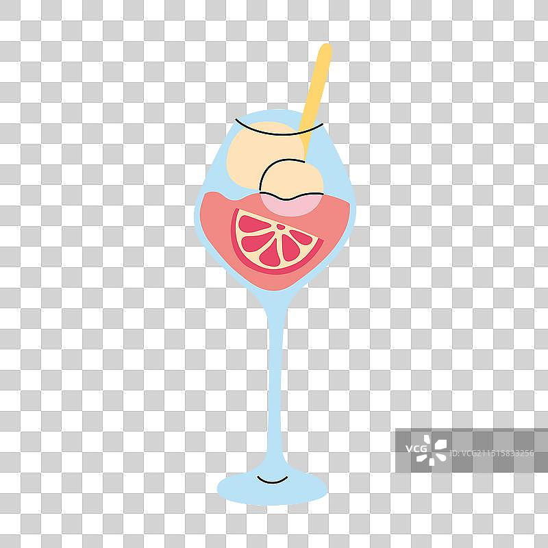 葡萄柚香槟图片素材