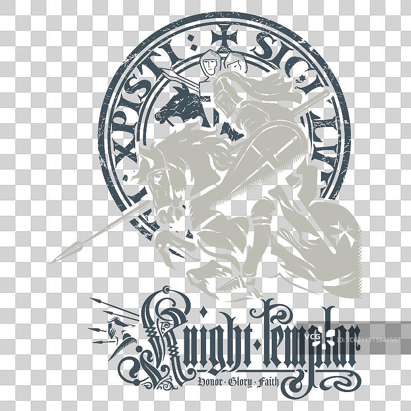 中世纪骑士设计战争图片素材