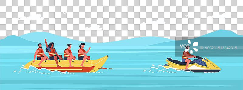 水上极限休闲海滩活动图片素材