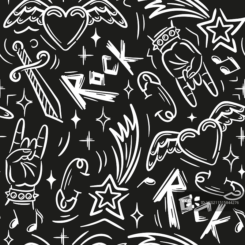 引人入胜的摇滚主题图片素材