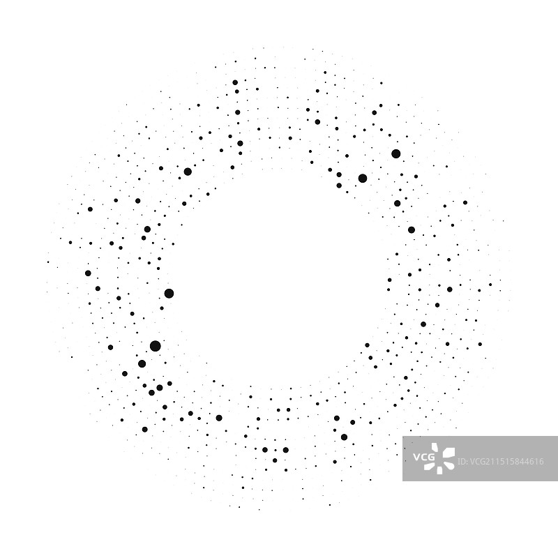 圆形半色调点状背景图片素材