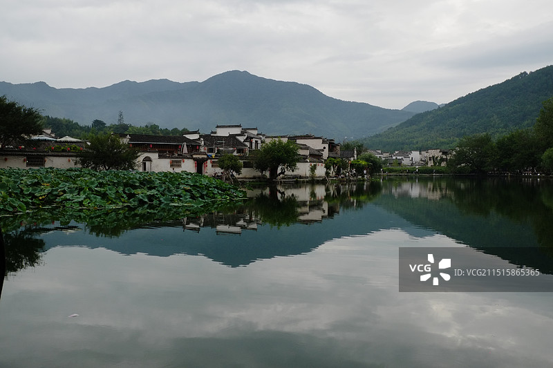 黄山南屏景区图片素材
