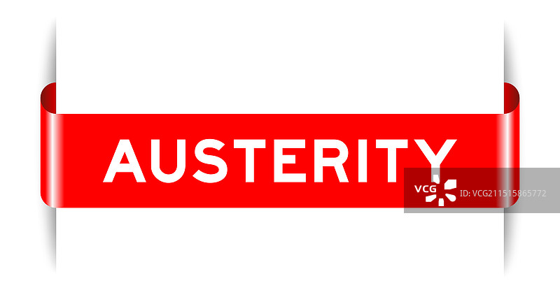 红色插入标签横幅与文字图片素材