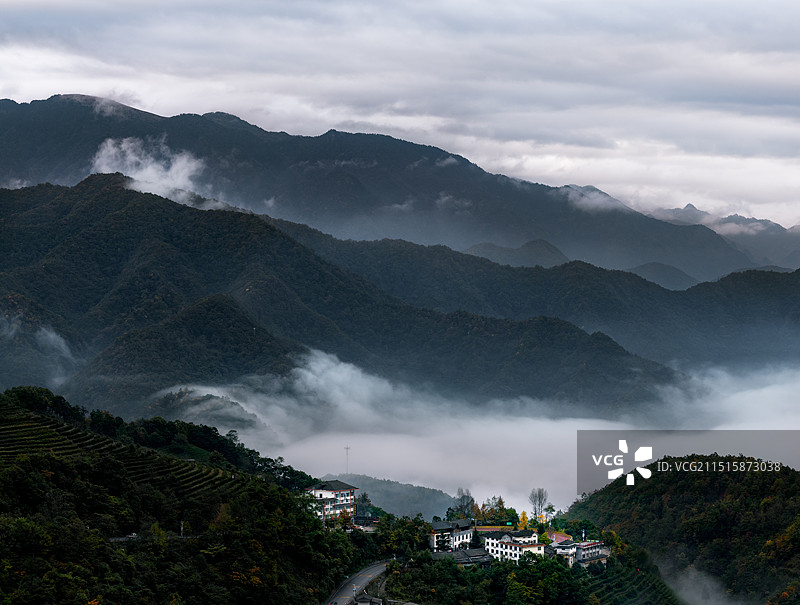 山里人家图片素材