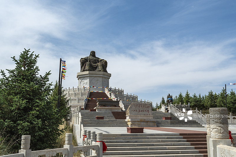锡林郭勒盟西乌珠穆沁旗乌兰五台旅游景区图片素材
