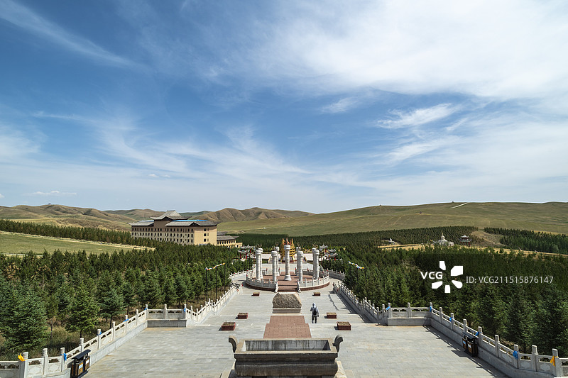 锡林郭勒盟西乌珠穆沁旗乌兰五台旅游景区图片素材