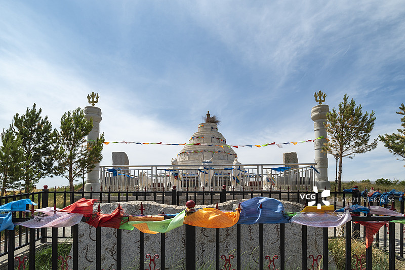 锡林郭勒盟西乌珠穆沁旗乌兰五台旅游景区图片素材