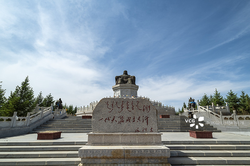 锡林郭勒盟西乌珠穆沁旗乌兰五台旅游景区图片素材