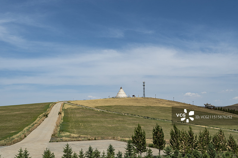 锡林郭勒盟西乌珠穆沁旗乌兰五台旅游景区图片素材