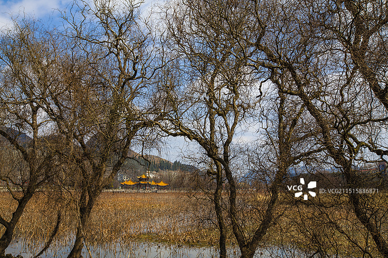 贵州省安龙县招堤风光图片素材
