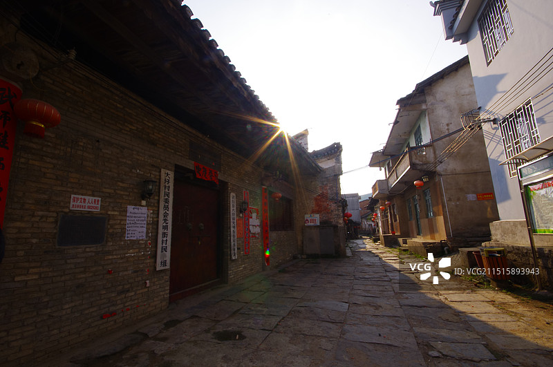 桂林灵川县大圩古镇景区图片素材
